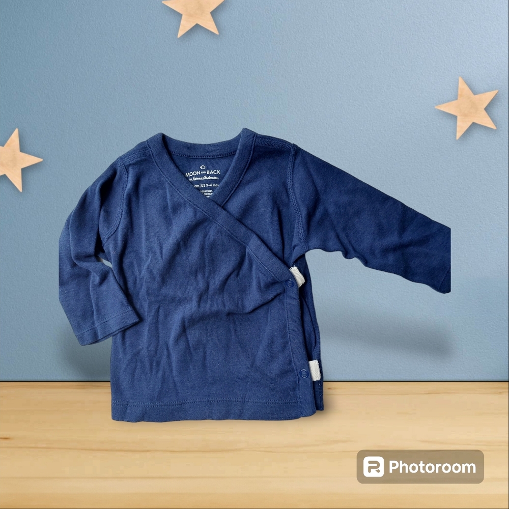 Moon and Back LS Tee by Hanna Andersson, 3-6M